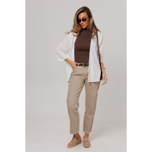 Кардиган женский Ка06 ванизе трикотажное полотно (р-ры: 44-60) экрю