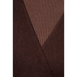 Кардиган женский Ка06 ванизе трикотажное полотно (р-ры: 44-60) шоколадный