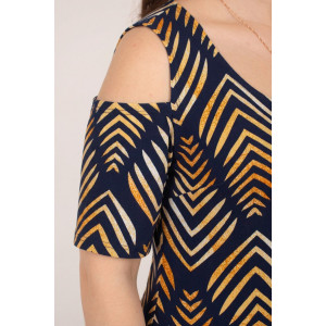 Платье женское К-381 "Влада" кулирка (р-ры: 50-60) чернило