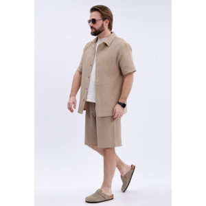 Костюм двойка мужской "Мэтью 5" муслин (р-ры: 48-58) бежевый
