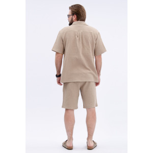 Костюм двойка мужской "Мэтью 5" муслин (р-ры: 48-58) бежевый