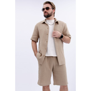 Костюм двойка мужской "Мэтью 5" муслин (р-ры: 48-58) бежевый