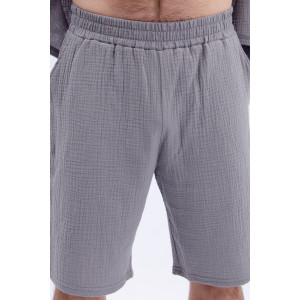 Костюм двойка мужской "Мэтью 4" муслин (р-ры: 48-58) серый