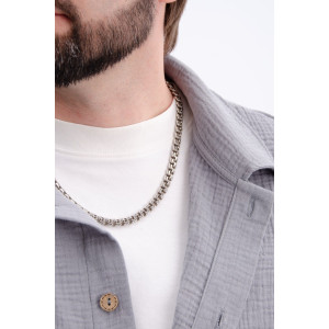 Костюм двойка мужской "Мэтью 4" муслин (р-ры: 48-58) серый