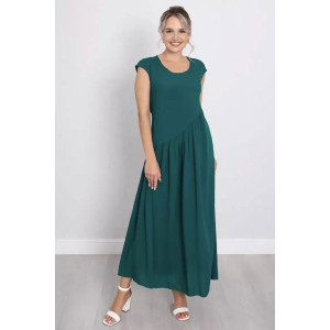 Платье женское "Клер" штапель (р-ры: 46-60) зеленый Платье женское "Клер" штапель (р-ры: 46-60) зеленый