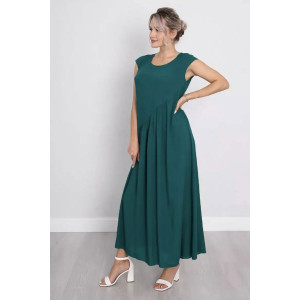 Платье женское "Клер" штапель (р-ры: 46-60) зеленый Платье женское "Клер" штапель (р-ры: 46-60) зеленый