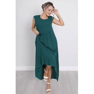 Платье женское "Клер" штапель (р-ры: 46-60) зеленый Платье женское "Клер" штапель (р-ры: 46-60) зеленый