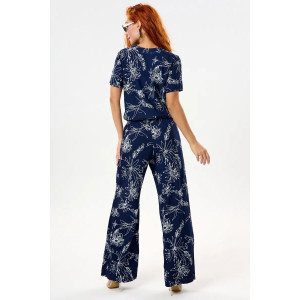 Комбинезон женский "Лавиния" штапель (р-ры: 46-58) темно-синий Комбинезон женский "Лавиния" штапель (р-ры: 46-58) темно-синий