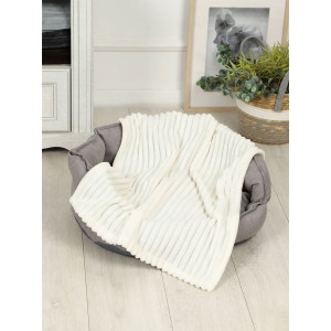 Плед для собак, кошек и животных велсофт PVL "Bio-Line" 059215 молочный