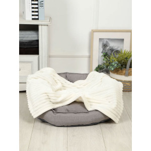 Плед для собак, кошек и животных велсофт PVL "Bio-Line" 059215 молочный