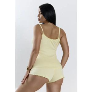 Пижама женская "Молли-2" 1406-4 вискоза (р-ры: 42-52) желтый