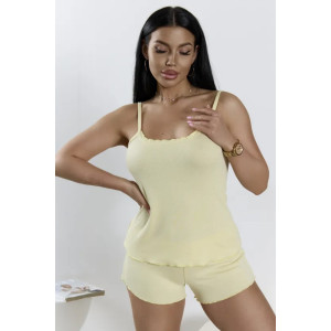 Пижама женская "Молли-2" 1406-4 вискоза (р-ры: 42-52) желтый