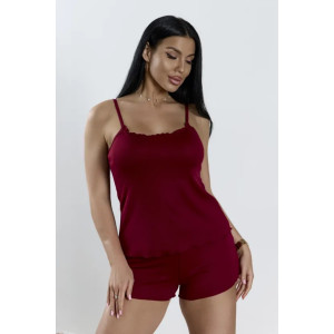 Пижама женская "Молли-2" 1406-3 вискоза (р-ры: 42-52) бордо