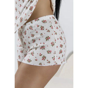 Пижама женская "Молли" 1406-2 кашкорсе (р-ры: 42-52) молочный