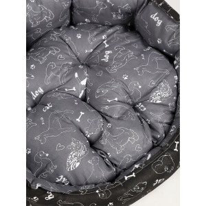 Лежанка для кошек и собак бязь LDZB "Bio-Line" 059213 черный