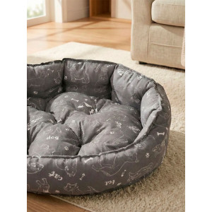 Лежанка для кошек и собак бязь LDZB "Bio-Line" 059213 темно-серый