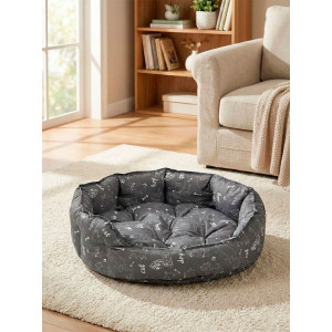 Лежанка для кошек и собак бязь LDZB "Bio-Line" 059213 темно-серый