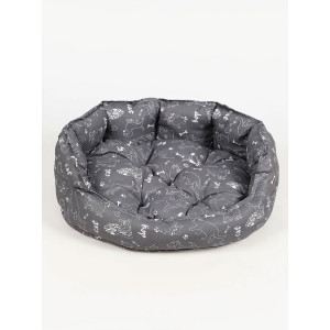 Лежанка для кошек и собак бязь LDZB "Bio-Line" 059213 темно-серый