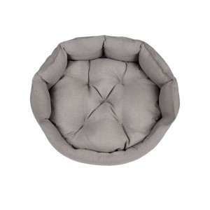 Лежанка для кошек и собак рогожка+оксфорд LDZR "Bio-Line" 059203 серый