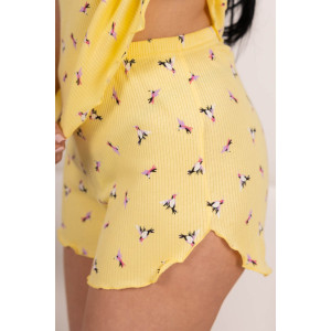 Пижама женская 2181 кашкорсе (р-ры: 44-54) желтый