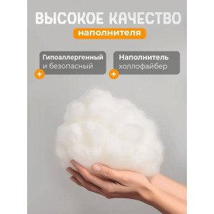 Лежанка для кошек и собак круглая велсофт LDZkr "Bio-Line" 059200 бежевый