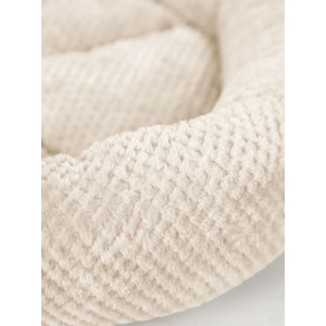 Лежанка для кошек и собак круглая велсофт LDZkr "Bio-Line" 059200 бежевый