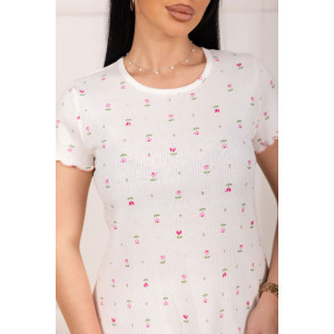 Пижама женская 2181/2 кашкорсе (р-ры: 44-54) молочный