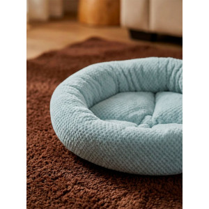 Лежанка для кошек и собак круглая велсофт LDZkr "Bio-Line" 059200 серый Лежанка для кошек и собак круглая велсофт LDZkr "Bio-Line" 059200 серый