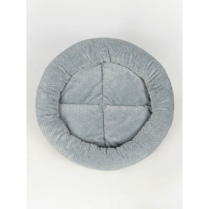 Лежанка для кошек и собак круглая велсофт LDZkr "Bio-Line" 059200 серый Лежанка для кошек и собак круглая велсофт LDZkr "Bio-Line" 059200 серый