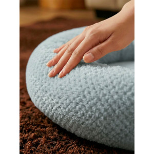 Лежанка для кошек и собак круглая велсофт LDZkr "Bio-Line" 059200 серый Лежанка для кошек и собак круглая велсофт LDZkr "Bio-Line" 059200 серый