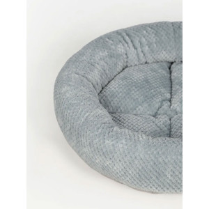 Лежанка для кошек и собак круглая велсофт LDZkr "Bio-Line" 059200 серый Лежанка для кошек и собак круглая велсофт LDZkr "Bio-Line" 059200 серый