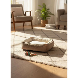 Лежанка для кошек и собак велсофт LDZF "Bio-Line" 059193 бежевый Лежанка для кошек и собак велсофт LDZF "Bio-Line" 059193 бежевый