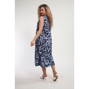 Сарафан женский "Яна" М463 кулирка (р-ры: 46-60) голубой