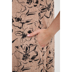 Сарафан женский "Яна" М463 кулирка (р-ры: 46-60) песочный