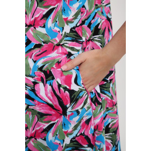 Сарафан женский "Яна" М463 кулирка (р-ры: 46-60) малиновый