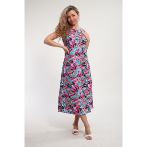 Сарафан женский "Яна" М463 кулирка (р-ры: 46-60) малиновый