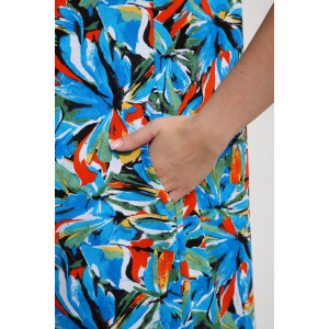 Сарафан женский "Яна" М463 кулирка (р-ры: 46-60) синий