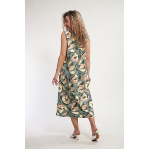 Сарафан женский "Яна" М463 кулирка (р-ры: 46-60) светлый хаки