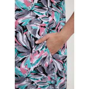 Сарафан женский "Яна" М463 кулирка (р-ры: 46-60) серый