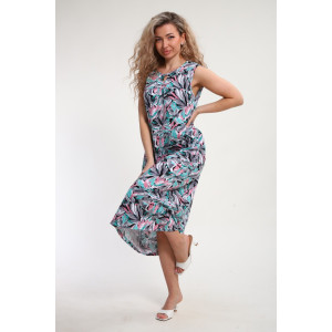 Сарафан женский "Яна" М463 кулирка (р-ры: 46-60) серый