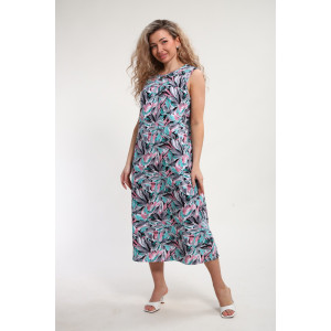 Сарафан женский "Яна" М463 кулирка (р-ры: 46-60) серый