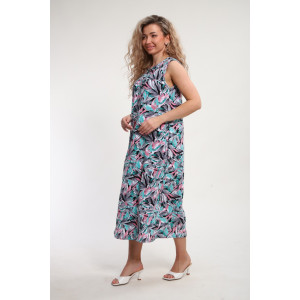 Сарафан женский "Яна" М463 кулирка (р-ры: 46-60) серый