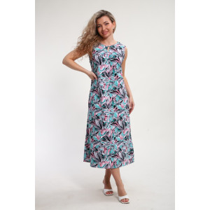 Сарафан женский "Яна" М463 кулирка (р-ры: 46-60) серый