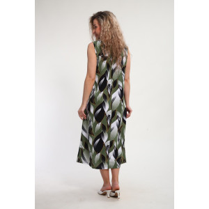 Сарафан женский "Яна" М463 кулирка (р-ры: 46-60) хаки