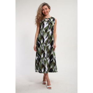 Сарафан женский "Яна" М463 кулирка (р-ры: 46-60) хаки
