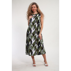 Сарафан женский "Яна" М463 кулирка (р-ры: 46-60) хаки