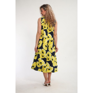 Сарафан женский "Яна" М463 кулирка (р-ры: 46-60) желтые маки