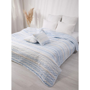 Набор для спальни покрывало+наволочки поплин "Коты-Пираты"