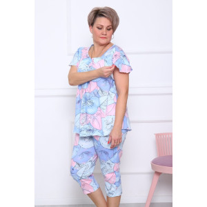 Пижама женская "Марта" кулирка (последний размер) нежность 52,54