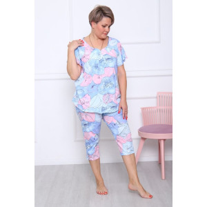 Пижама женская "Марта" кулирка (последний размер) нежность 52,54